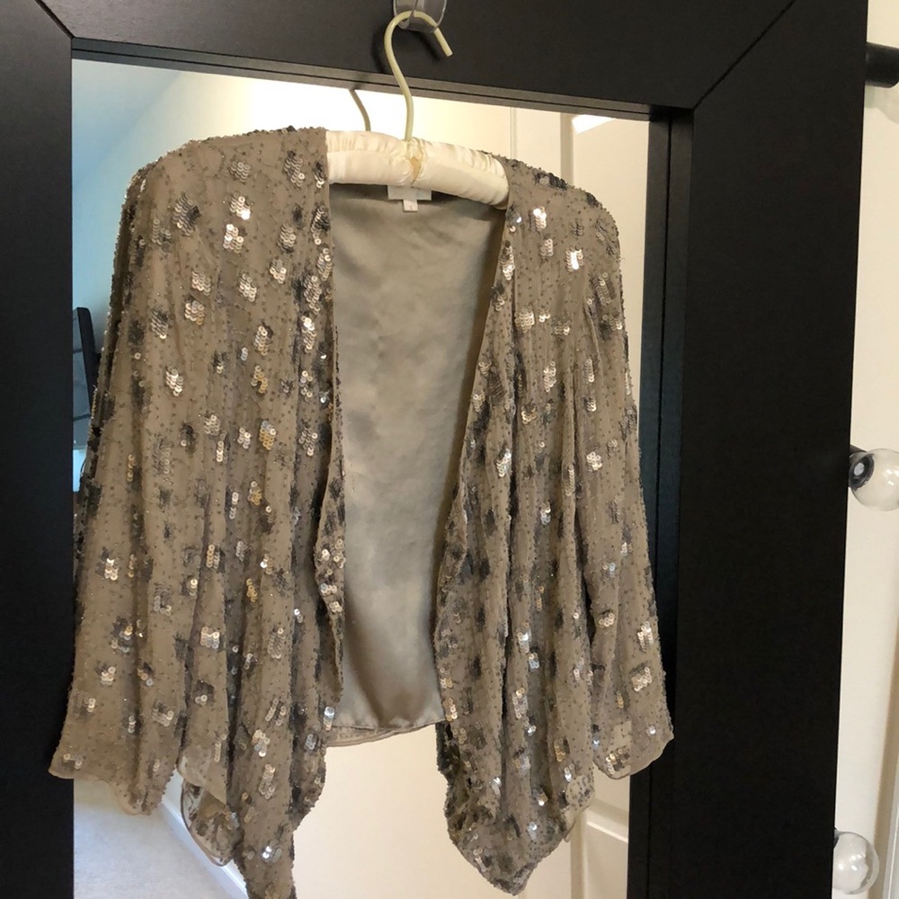 parker sequins cardigan/jacket size small